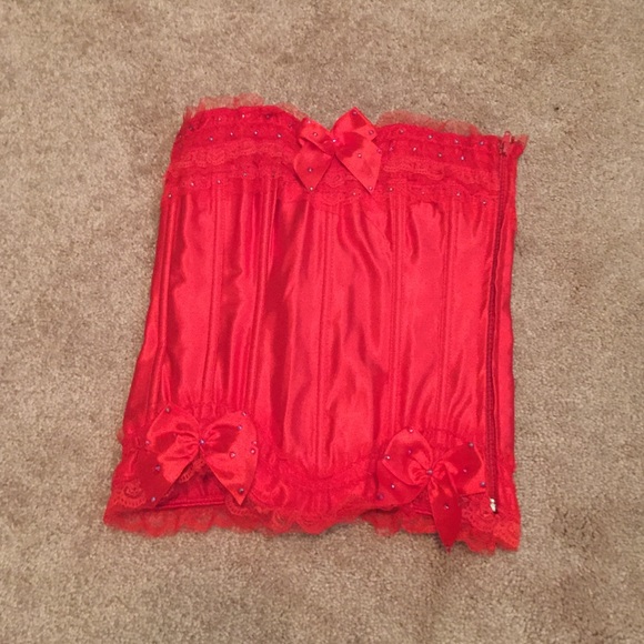 Fredricks of Hollywood Red Corset - Picture 11 of 11